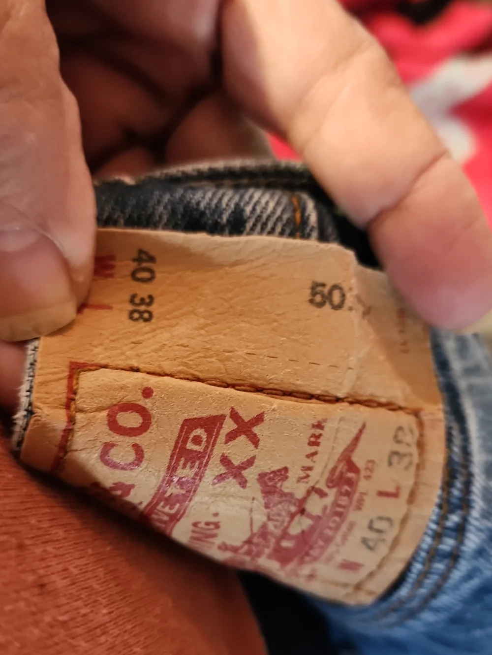 Vintage 501xx Levis Y2K  Denim Jeans Mens  Made In USA Button Fly 40 x 38 - Picture 4 of 12